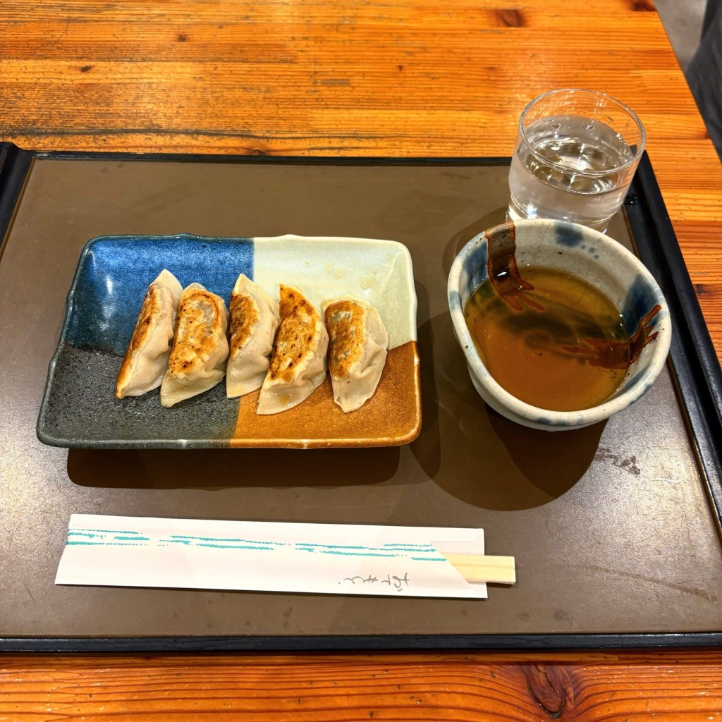 上高地　蕎麦餃子